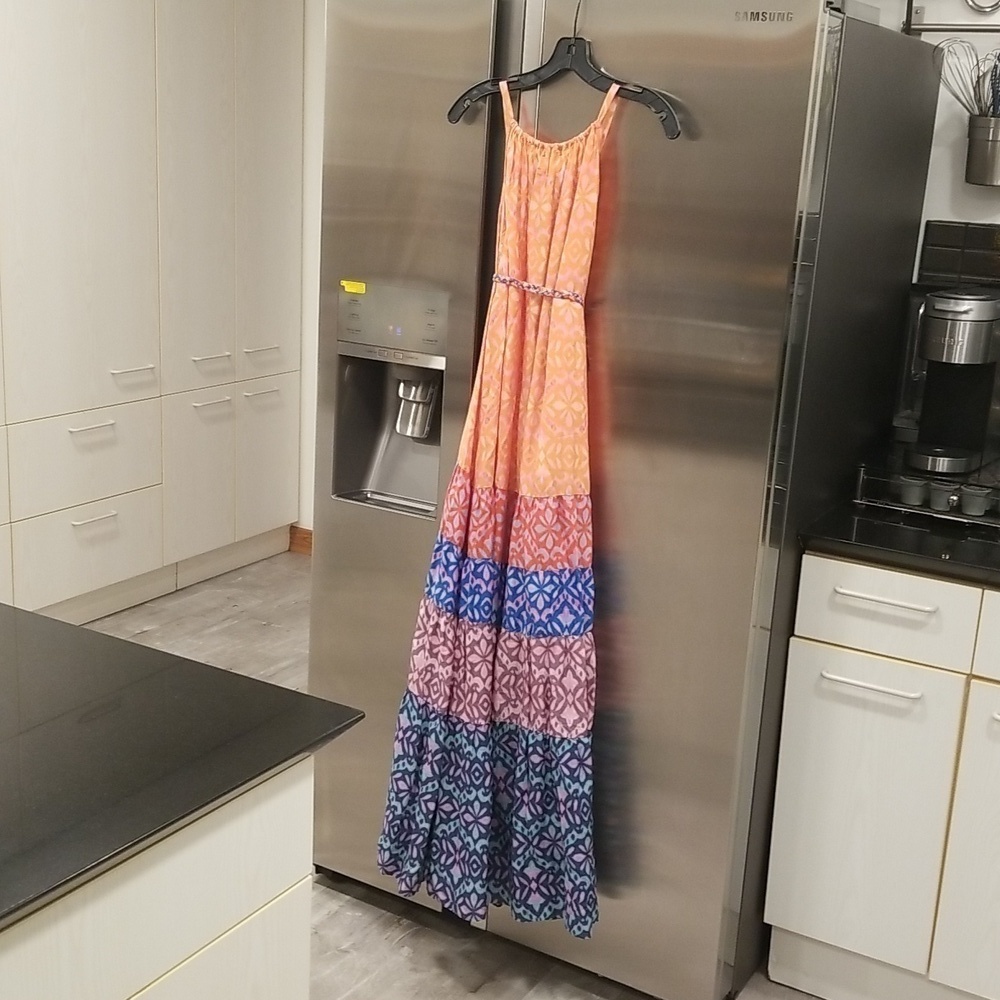 💕XIRENA💕 Viv Dress ~ Fiesta Multi-Color-Block Print XL NWT - Picture 14 of 16
